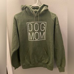 “Dog mom” hooded sweatshirt